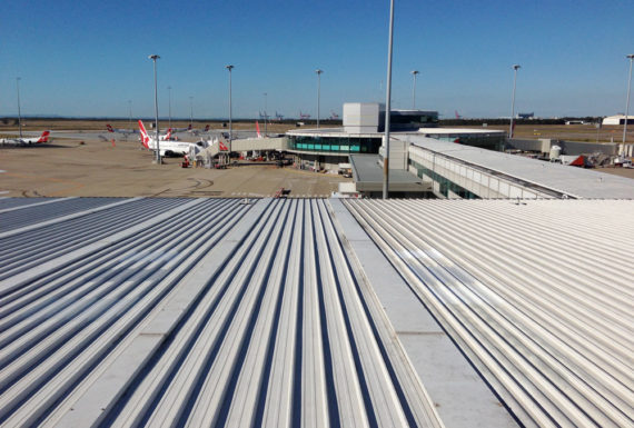 Brisbane Airport Domestic Terminal Roof Restoration Brisbane Airport Domestic Terminal Roof Restoration